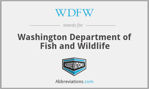 WDFW - Washington Department of Fish and Wildlife
