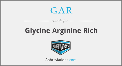 GAR - Glycine Arginine Rich
