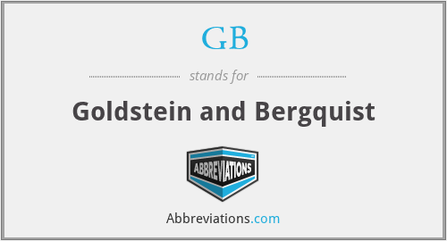 GB - Goldstein and Bergquist