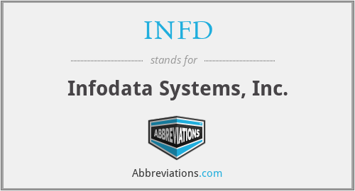 INFD - Infodata Systems, Inc.