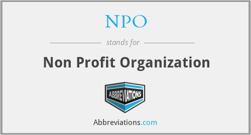 NPO - Non Profit Organization