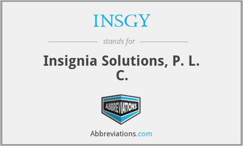 INSGY - Insignia Solutions, P. L. C.