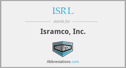 ISRL - Isramco, Inc.