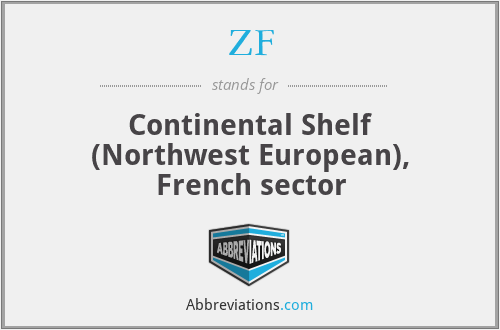 ZF - Continental Shelf (Northwest European), French sector