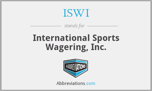 ISWI - International Sports Wagering, Inc.