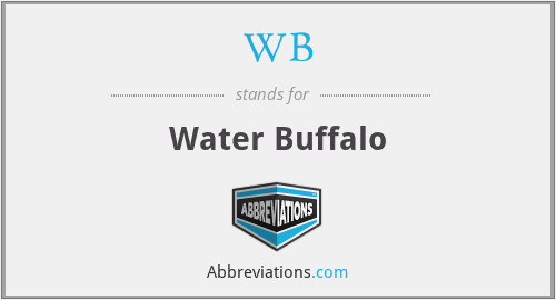WB - Water Buffalo