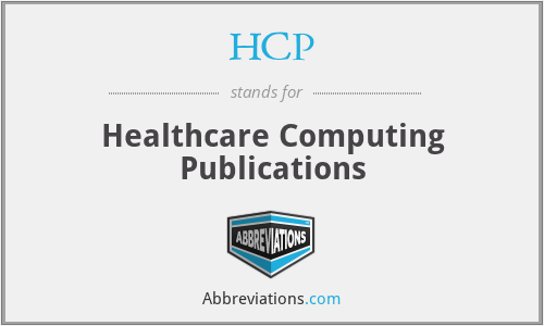 HCP - Healthcare Computing Publications