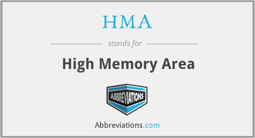 HMA - High Memory Area