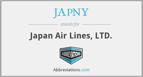JAPNY - Japan Air Lines, LTD.