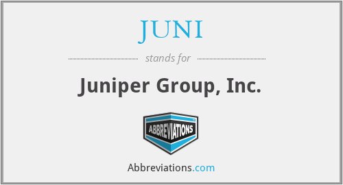 JUNI - Juniper Group, Inc.