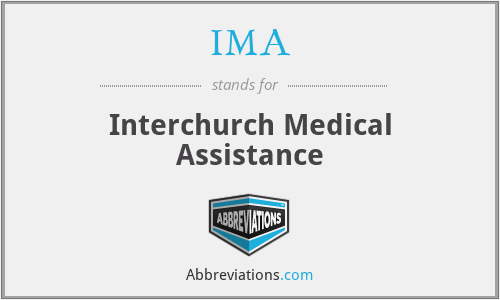IMA - Interchurch Medical Assistance