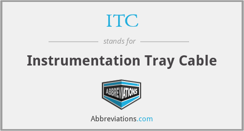ITC - Instrumentation Tray Cable