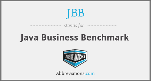 JBB - Java Business Benchmark