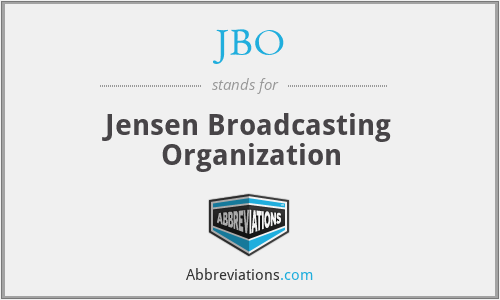 JBO - Jensen Broadcasting Organization