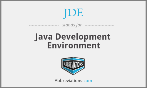 JDE - Java Development Environment