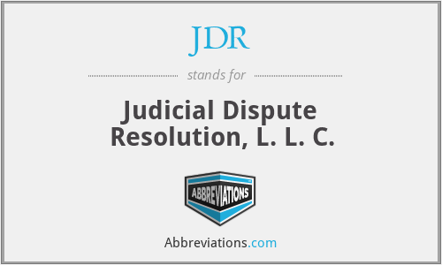 JDR - Judicial Dispute Resolution, L. L. C.