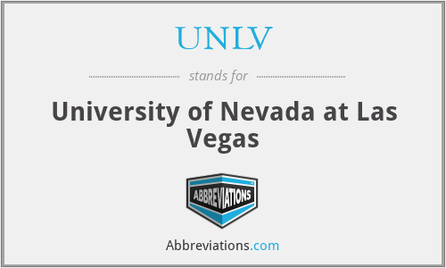 UNLV - University of Nevada at Las Vegas