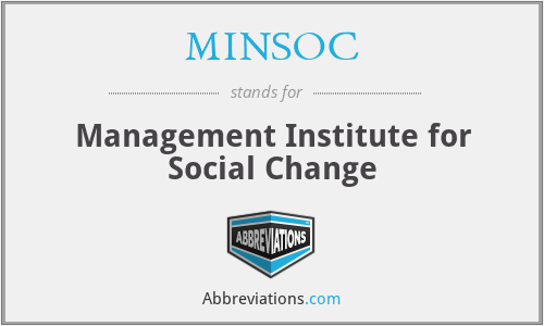 MINSOC - Management Institute for Social Change