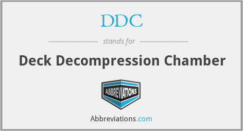 DDC - Deck Decompression Chamber