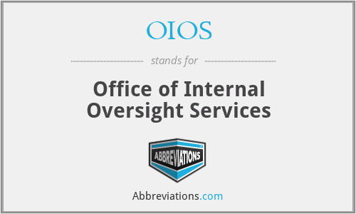OIOS - Office of Internal Oversight Services
