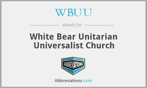 WBUU - White Bear Unitarian Universalist Church