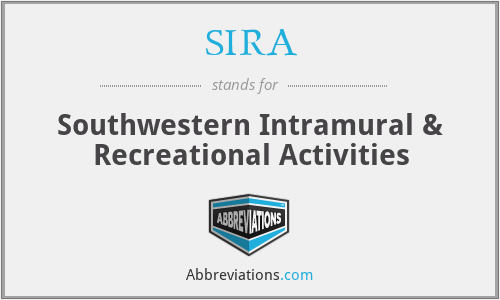 SIRA - Southwestern Intramural & Recreational Activities