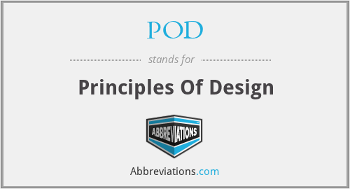 POD - Principles Of Design
