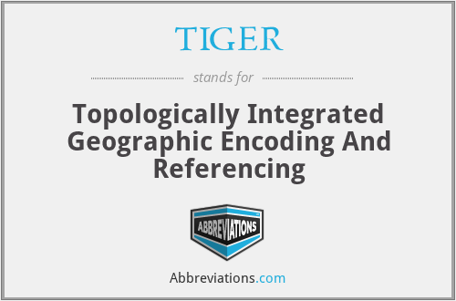 TIGER - Topologically Integrated Geographic Encoding And Referencing