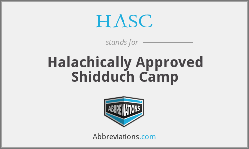 HASC - Halachically Approved Shidduch Camp
