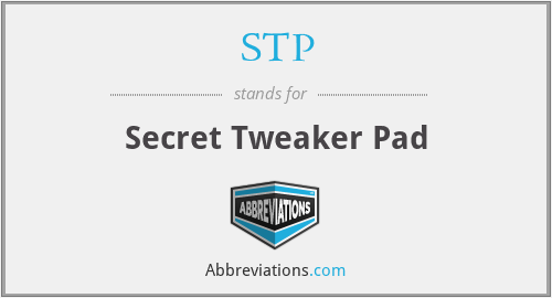 STP - Secret Tweaker Pad