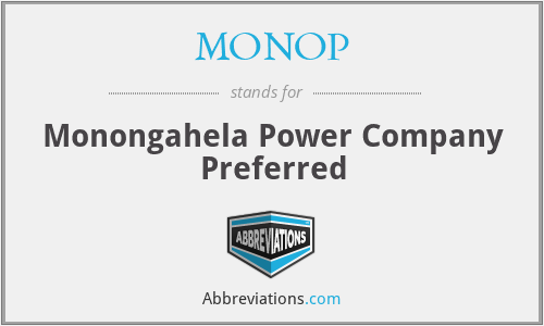MONOP - Monongahela Power Company Preferred
